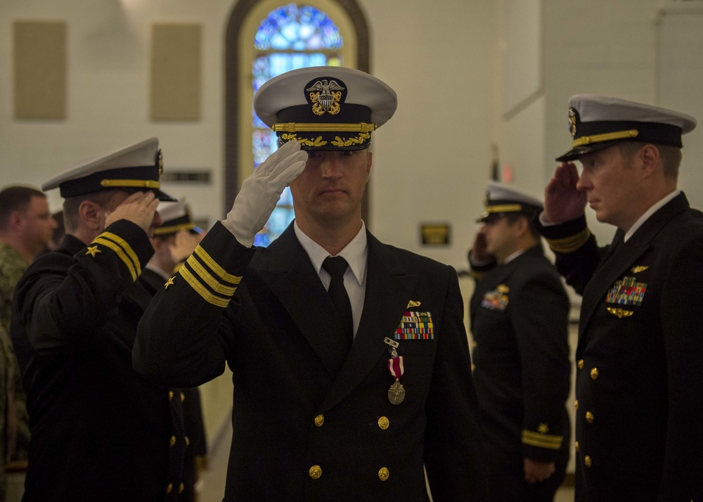 Cmdr. Samuel Young Retires After 20 Years of Service