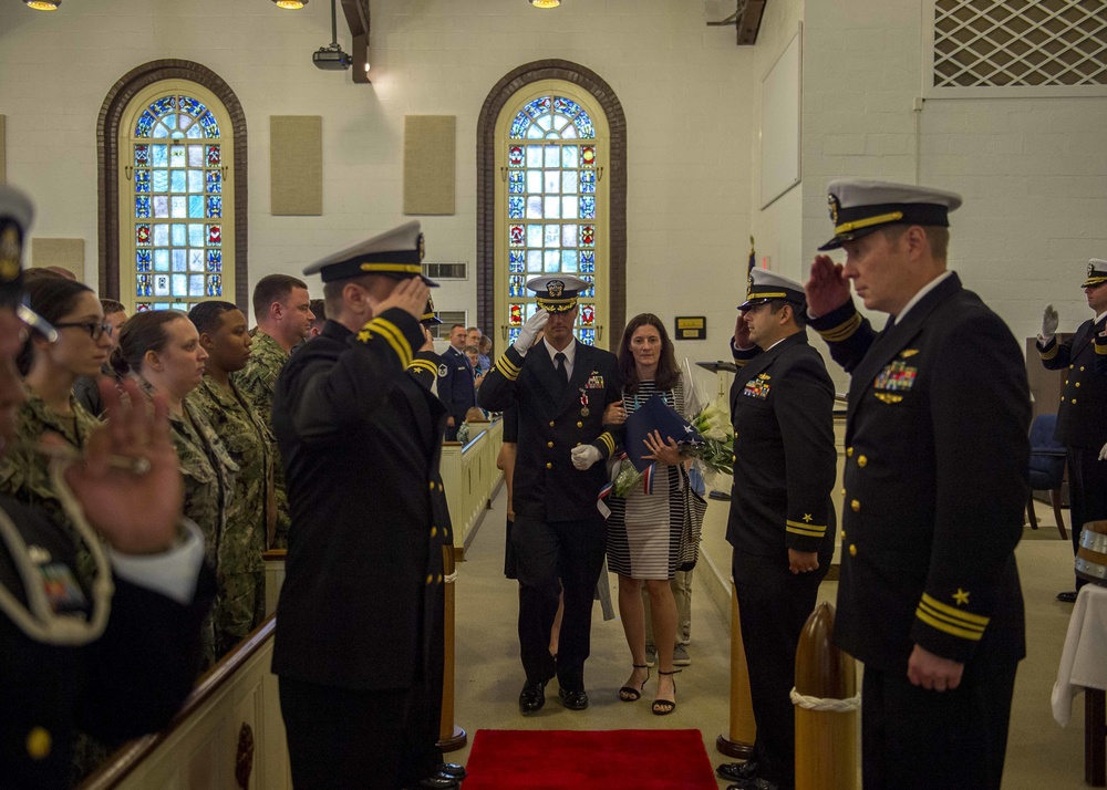 Cmdr. Samuel Young Retires After 20 Years of Service