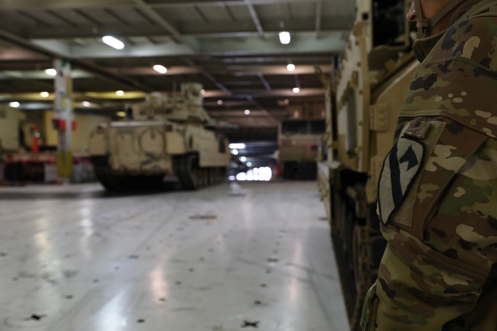 2nd Armored Brigade Combat Team, 1st Cavalry Division arrives in Europe