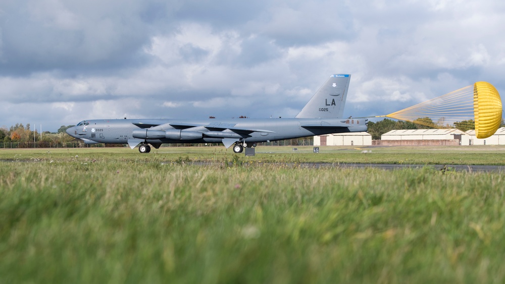 B-52s land after mission success