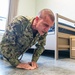 191017-N-TE695-0004 NEWPORT, R.I. (Oct. 17, 2019) – Navy Officer Candidate School conducts Room, Locker, Personnel (RLP) inspection