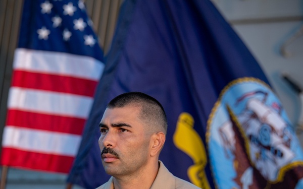 USS Porter (DDG 78) CPO Pinning Ceremony