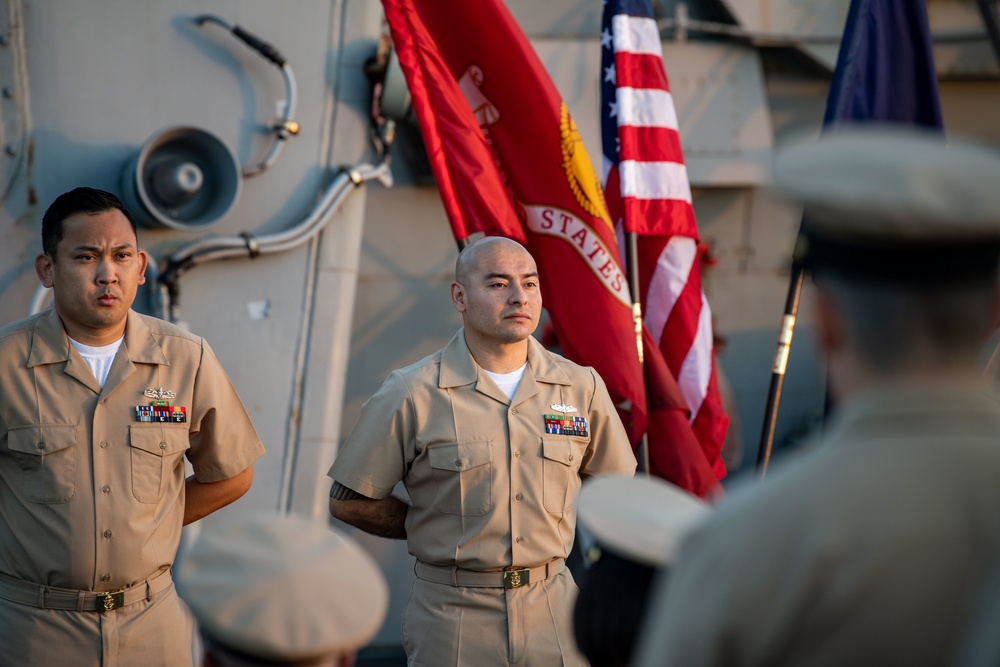 USS Porter (DDG 78) CPO Pinning Ceremony