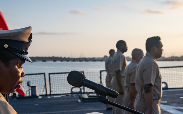 USS Porter (DDG 78) CPO Pinning Ceremony