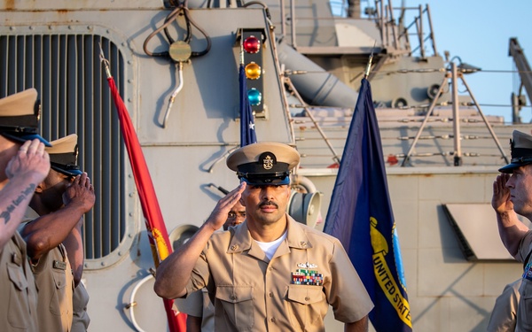 USS Porter (DDG 78) CPO Pinning Ceremony