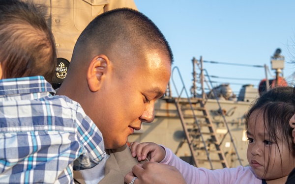 USS Porter (DDG 78) CPO Pinning Ceremony