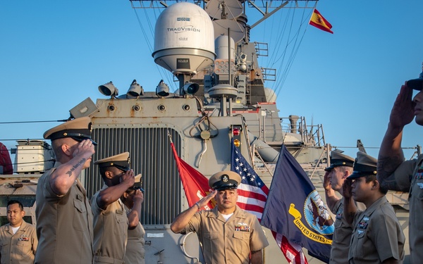 USS Porter (DDG 78) CPO Pinning Ceremony
