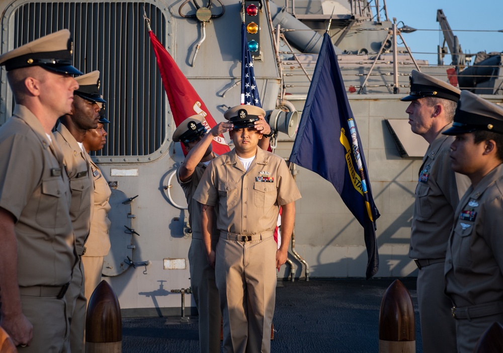 USS Porter (DDG 78) CPO Pinning Ceremony