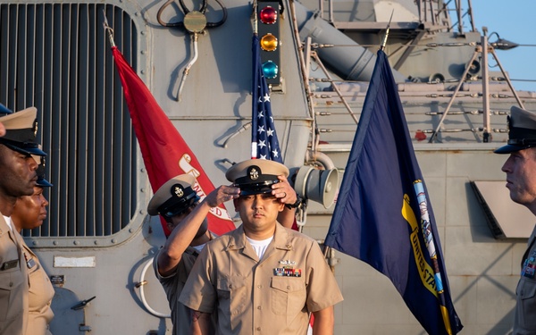 USS Porter (DDG 78) CPO Pinning Ceremony