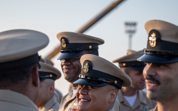 USS Porter (DDG 78) CPO Pinning Ceremony