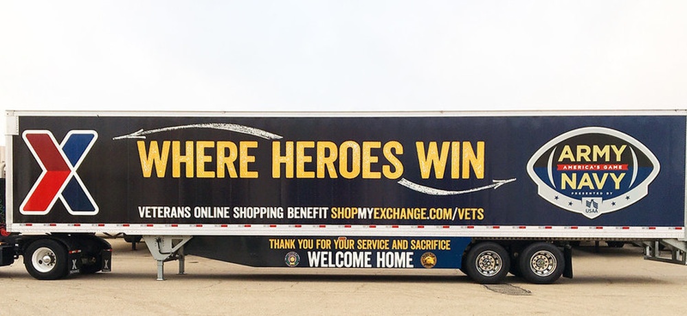 Exchange Rolling Out New Truck Wrap Ahead of 124th Army-Navy Game