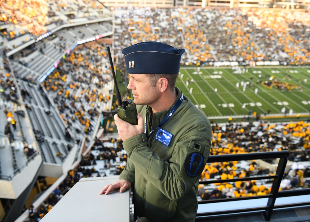 33rd Fighter Wing University of Iowa Flyover