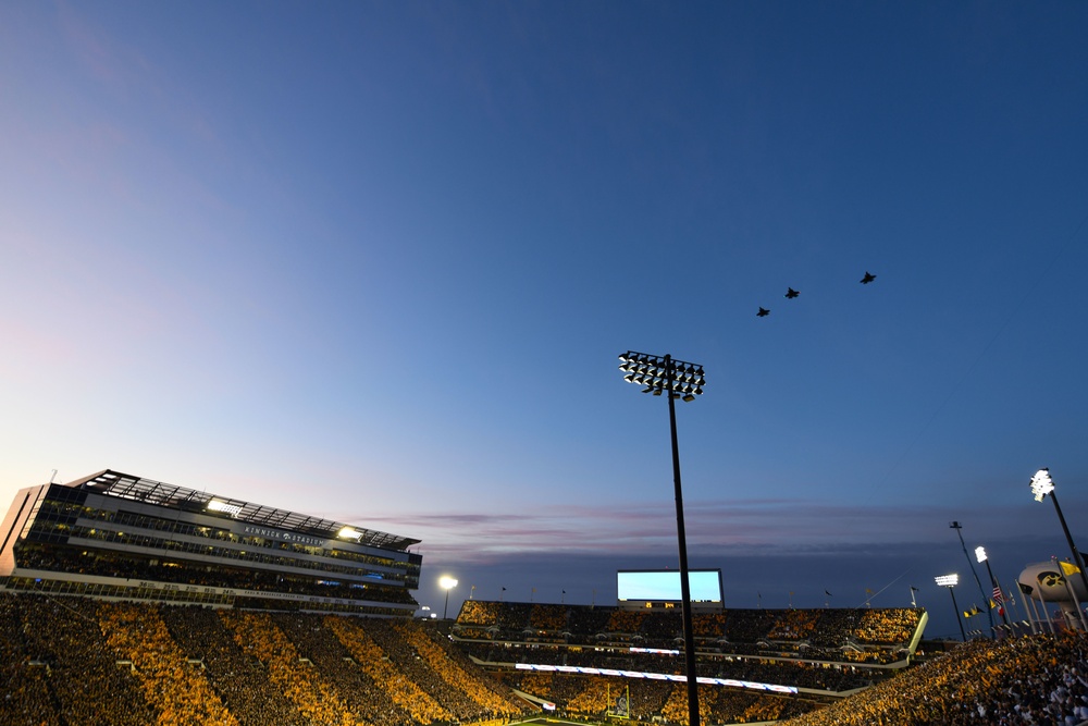 33rd Fighter Wing University of Iowa Flyover