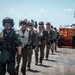 Kilo Company, Battalion Landing Team 3/5 fast-roping on the USS Boxer