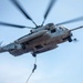 Kilo Company, Battalion Landing Team 3/5 fast-roping on the USS Boxer