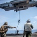 Kilo Company, Battalion Landing Team 3/5 fast-roping on the USS Boxer