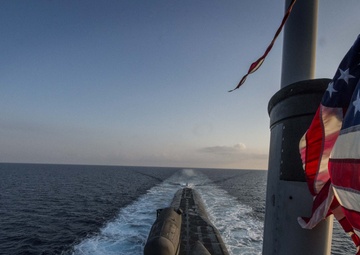 The Ohio-class guided-missile submarine USS Florida (SSGN 728)