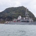USS Pioneer (MCM 9) enters Uki city port