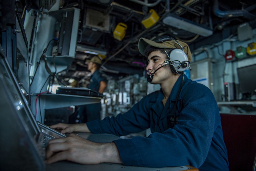 USS Bainbridge Deployment