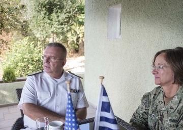 Commander, U.S. 6th Fleet visits Naval Support Activity Souda Bay