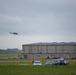British Helicopters use Chièvres Air Base as refueling point