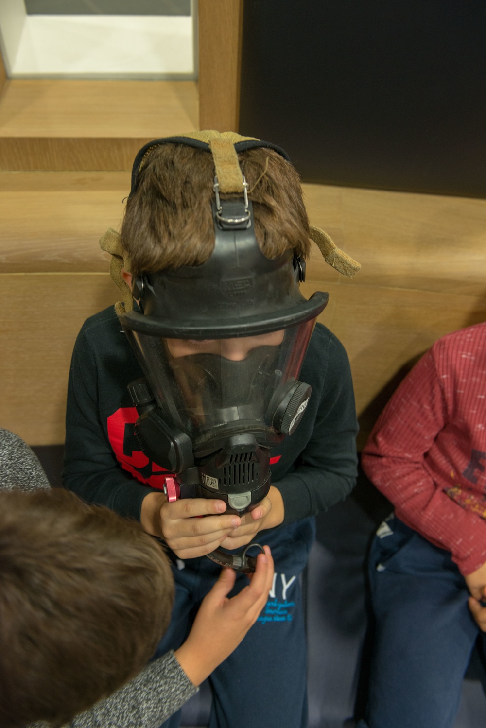 Firefighters visit SHAPE American School Firefighters visit SHAPE American School