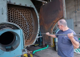 Boiler plant operators work 24/7 to ensure production