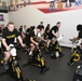 Soldiers feel the burn during new spin class at Fort Drum
