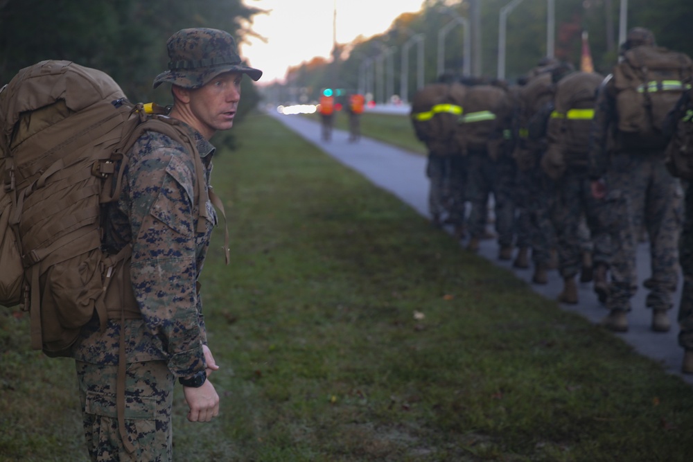 2nd ANGLICO Conducts Hike to Honor the Fallen