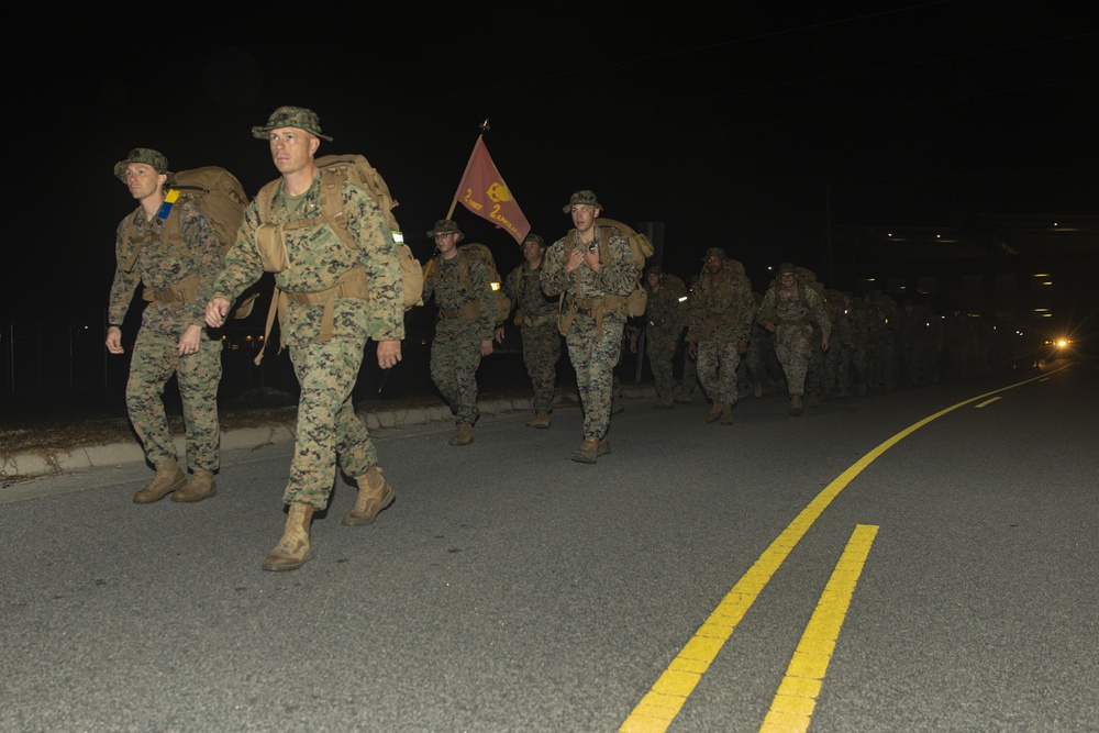 2nd ANGLICO Conducts Hike to Honor the Fallen