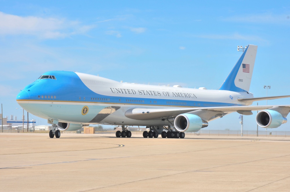 President of the United States Donald J. Trump visits NAS Fort Worth JRB