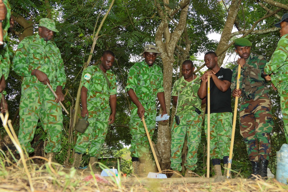 Civil Affairs Team 324 support Gabonese partner nation in counter illicit trafficking operations