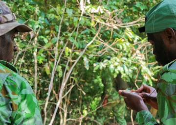 Civil Affairs Team 324 support Gabonese partner nation in counter illicit trafficking operations