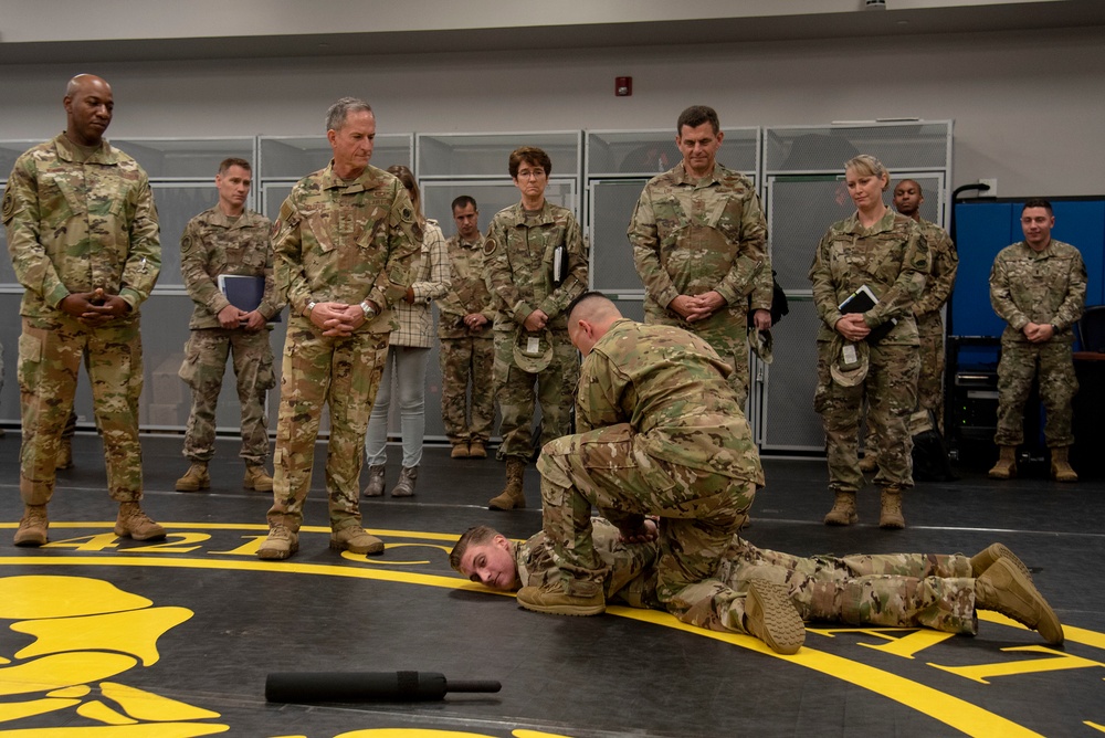 Gen. Goldfein and CMSAF Wright visit U.S. Air Force Expeditionary Center