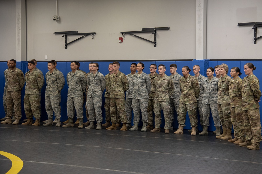 Gen. Goldfein and CMSAF Wright visit U.S. Air Force Expeditionary Center