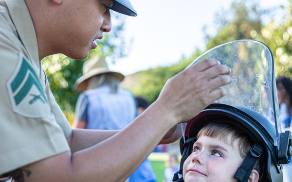 Inspiring the youth: MCAS Miramar Marines visit Pomerado Elementary School