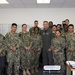 Rear Admiral Peter Garvin, commander, Patrol Reconnaissance Group. visits with Patrol Squadron 46