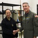 Rear Admiral Peter Garvin, commander, Patrol Reconnaissance Group. visits with Patrol Squadron 46