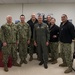 Rear Admiral Peter Garvin, commander, Patrol Reconnaissance Group. visits with Patrol Squadron 46