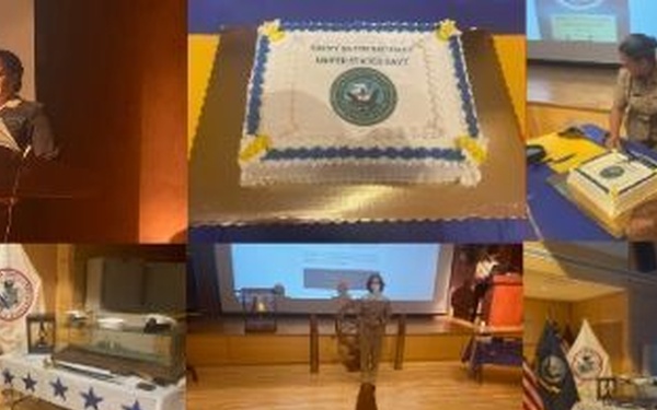 NMRC Celebrates Navy’s 244th Birthday