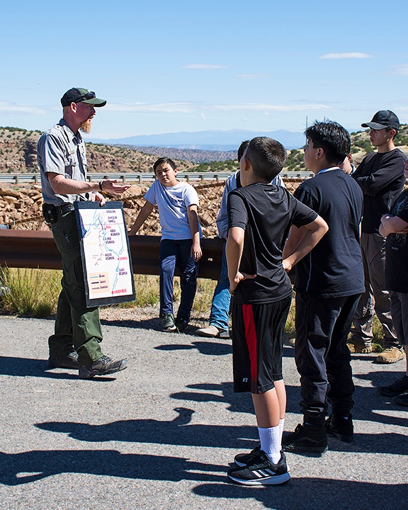 Coronado science club tours Abiquiu Dam