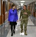Barbara Barrett takes the administrative oath of office as the 25th Secretary of the Air Force