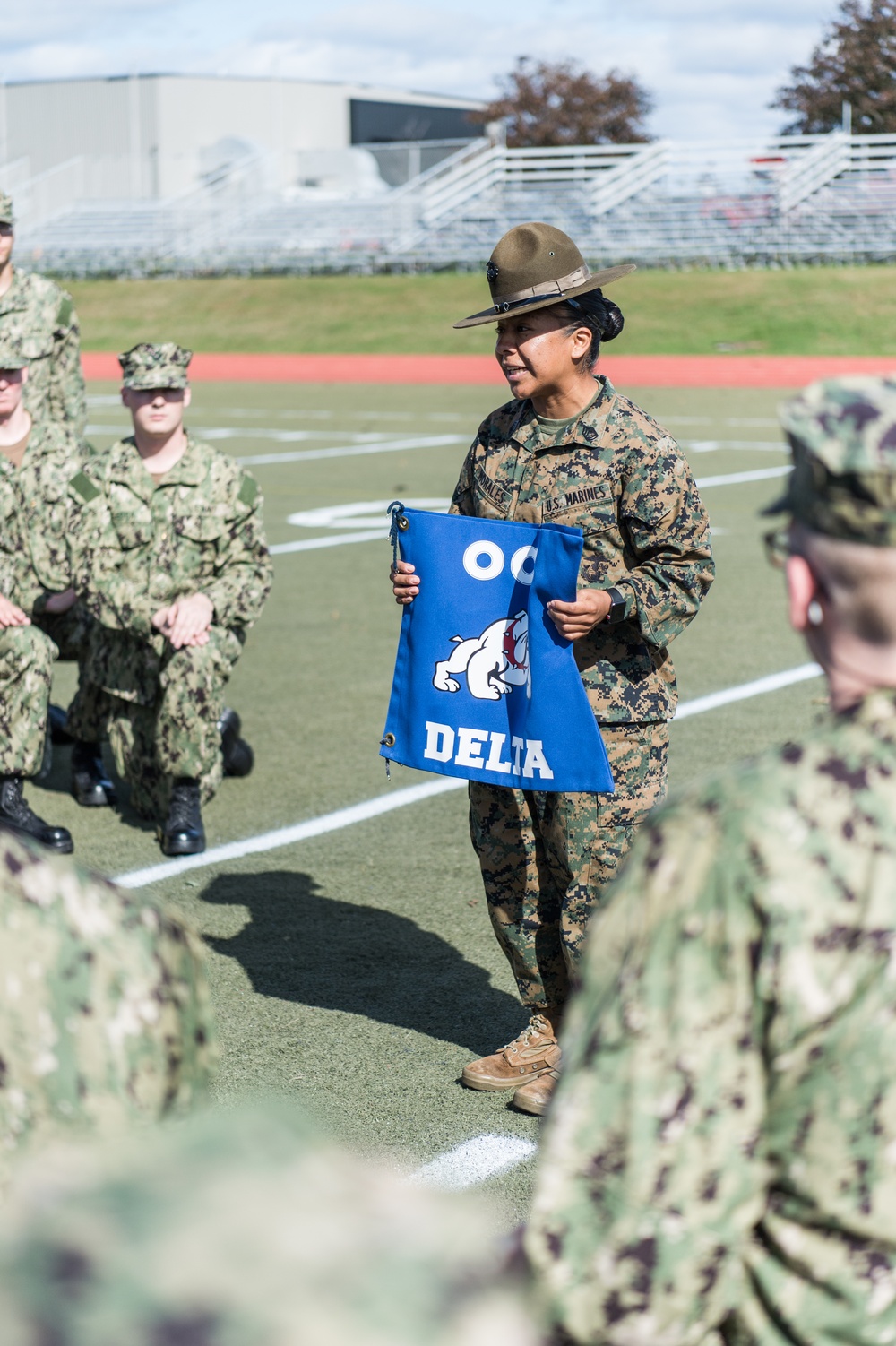 191018-N-TE695-0013 NEWPORT, R.I. (Oct. 18, 2019) -- Navy Officer Candidate School reach a milestone as junior officer candidates