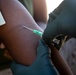 2d Marine Division practices blood transfusion