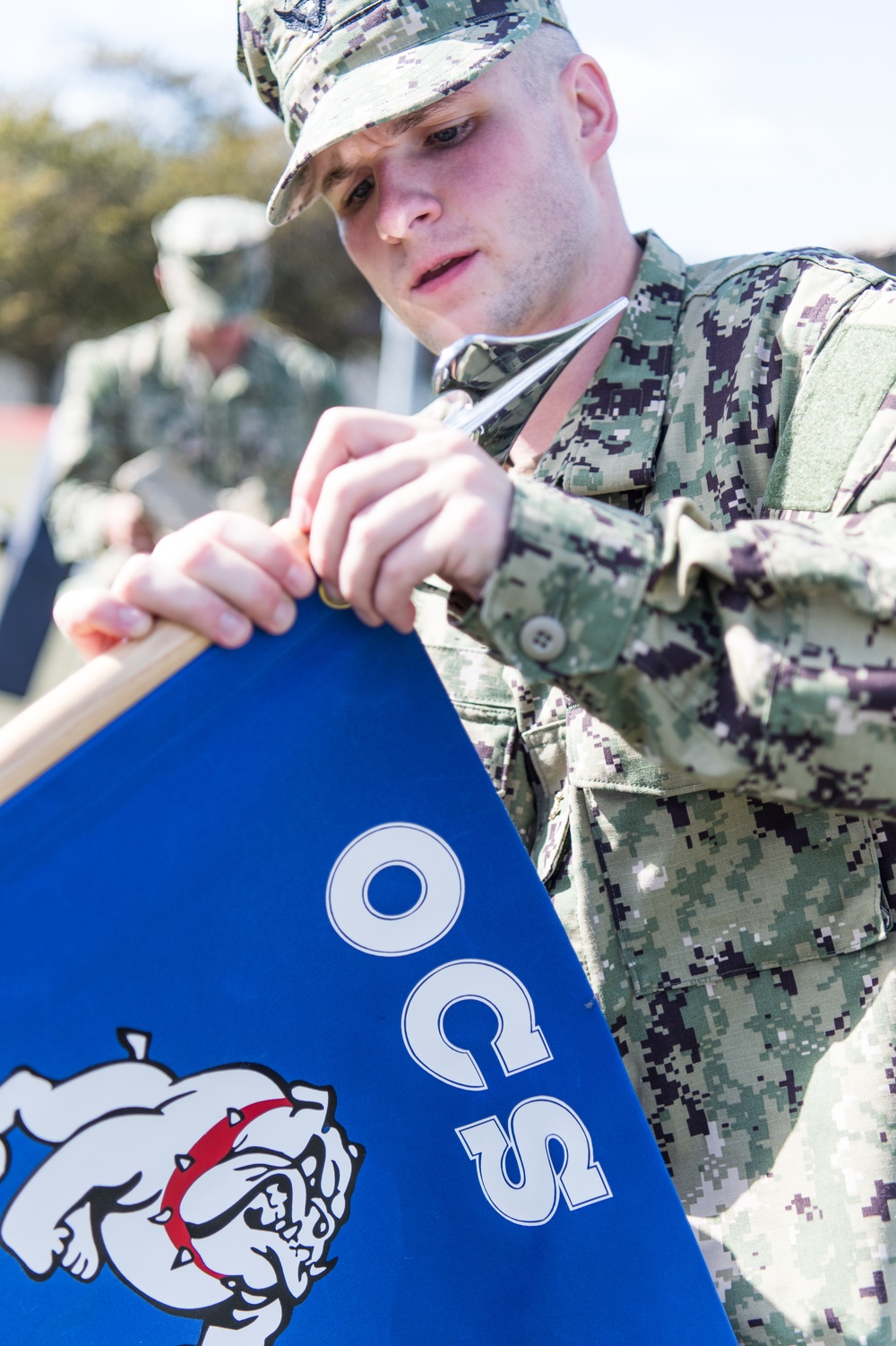 191018-N-TE695-0016 NEWPORT, R.I. (Oct. 18, 2019) -- Navy Officer Candidate School reach a milestone as junior officer candidates