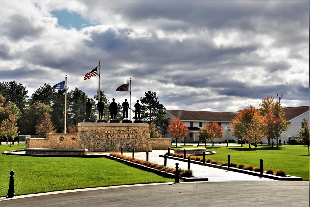 2019 Fall Colors at Fort McCoy's Commemorative Area