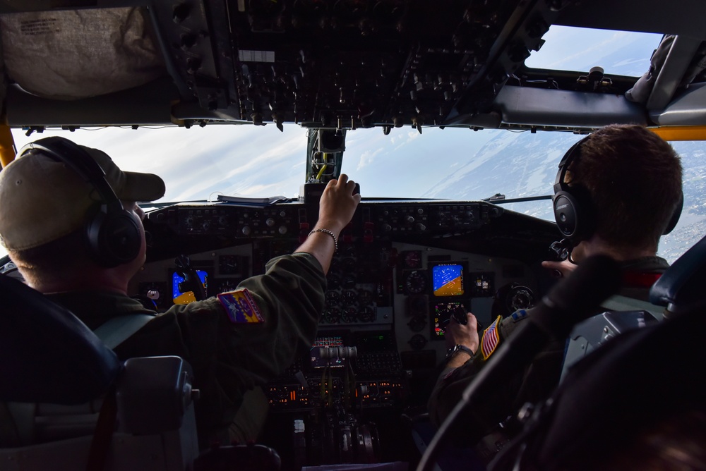 Fairchild tankers refuel Marine aircraft