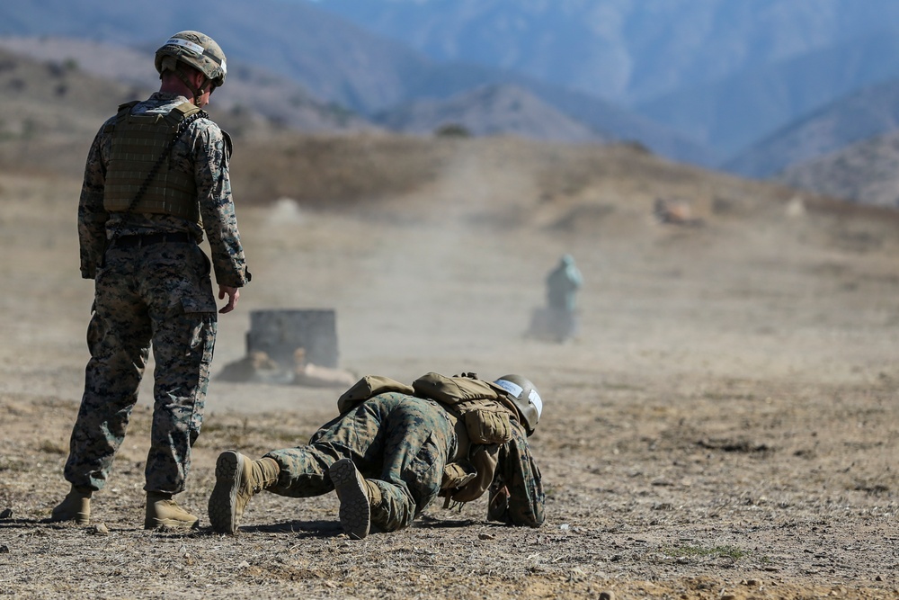 Infantry Training Battalion Marines conduct basic fire, maneuver training