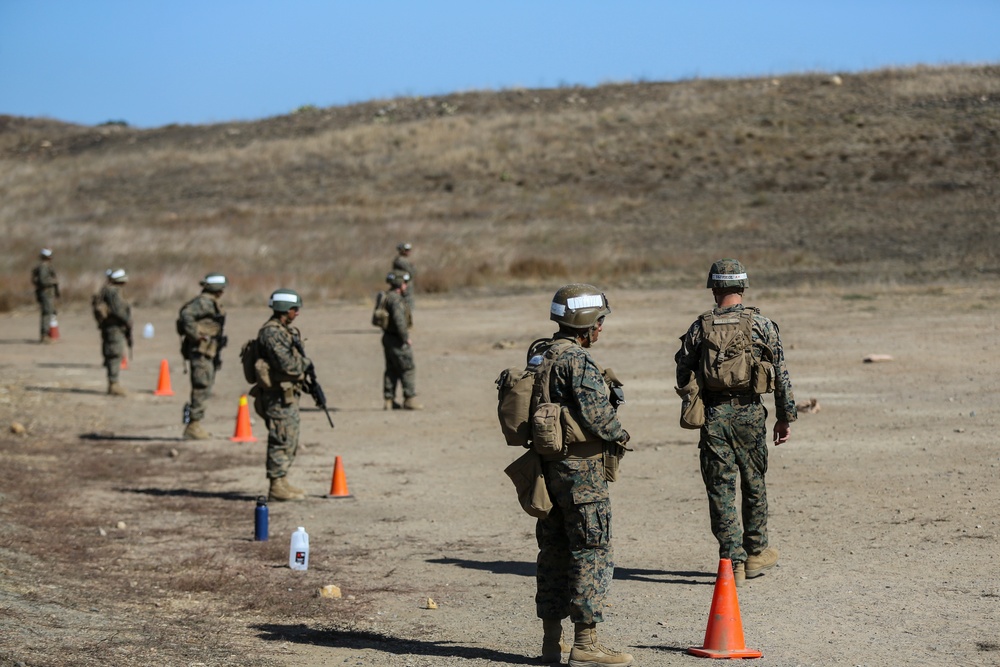 Infantry Training Battalion Marines conduct basic fire, maneuver training