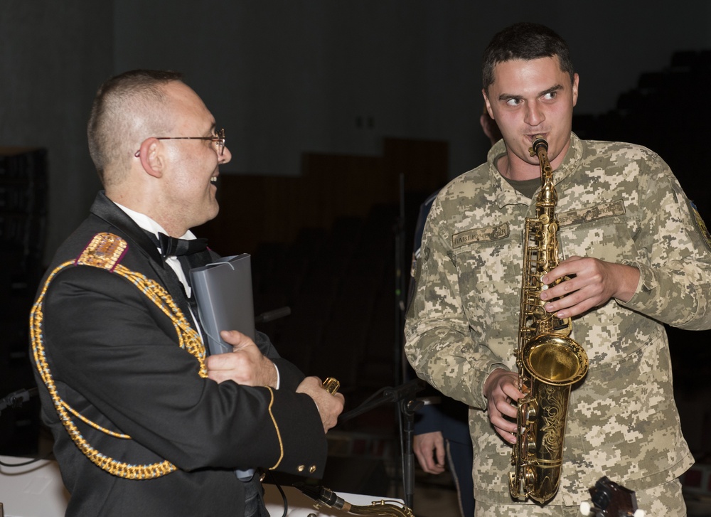 USAFE Jazz Band in Ukraine - Desna Concert